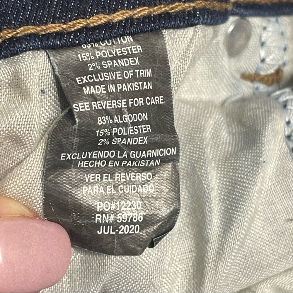 Monument Men's Jeans Blue Dark Wash straight leg Skinny Jeans. Stretch. See pics - Picture 3 of 11